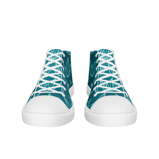 Men’s high top canvas shoes