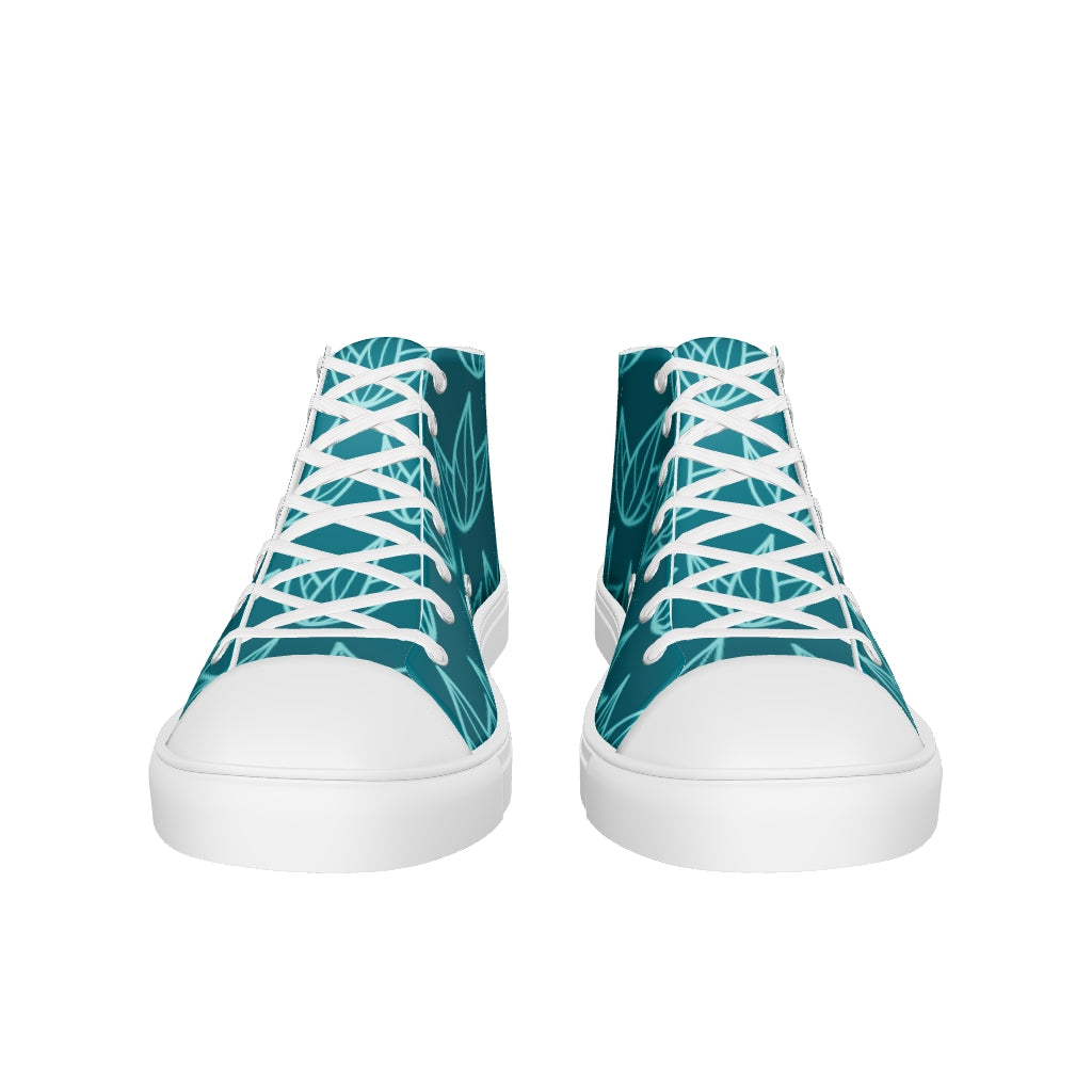 Men’s high top canvas shoes